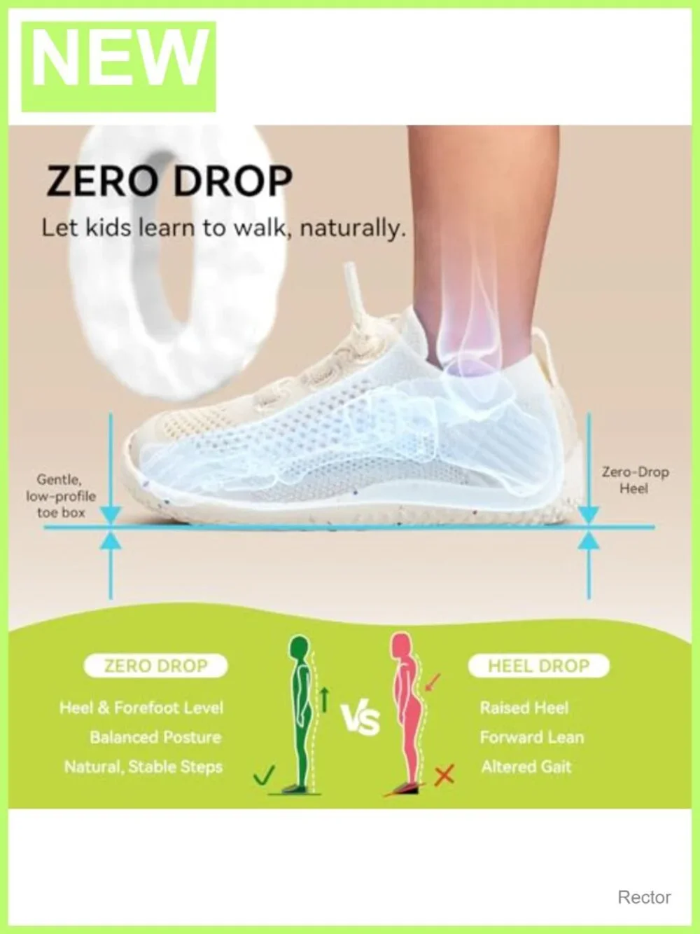 Toddler Barefoot Shoes Wide Toe Box Zero Drop Lightweight Sneakers